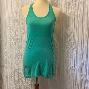 Lululemon green racer back tank!